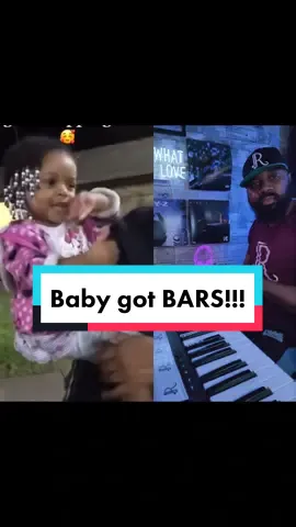 This baby got BARS and a crazy flow! Y'all rappers gonna be in trouble in a few years!😂🙌🏾 S/o to @kentasia_  for sharing the vid! #jrandomproducer #jrandom #producertok #babyrapper #fyp 