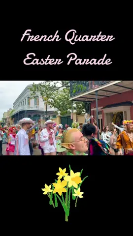 Just another reason to love my favorite hangout, New Orleans !! ❤️💕❤️💕❤️ #FrenchQuarterEasterParade 🥚🐰💐💋🐣👒❤️💕❤️💕 xoxoxo