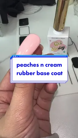 Peaches n Cream rubber base coat 🤭 my favorite color from the entire Milkshake Collection 