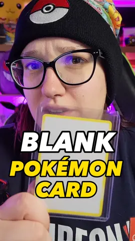 Have you ever seen a Blank Pokémon Card? Another Pokémon error card to make it out to the public! #pokemonerror #pokemonfinds #pokemomcards #pokemonerrorcard #pokemontcgcommunity #pokemontradingcardgame 