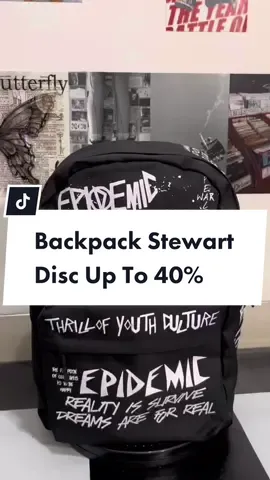 siapa yang belum punya backpack satu ini? #epidemicstreetwear #streetwearepidemic #backpack 