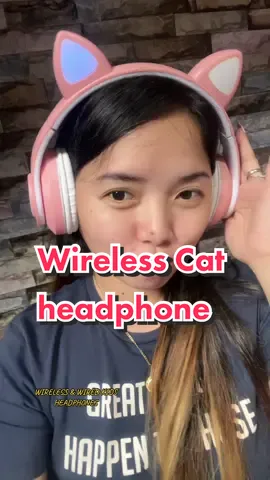 I got my cute wireless cat headphone 😍😍 Napakaganda as in😍🫶🏻 #fyp #catheadphones #wirelesscatearheadphones #wirelessheadphones #catwirelessheadphones #tiktokshop #cutecatheadphones #headphones #wirelessheadset 