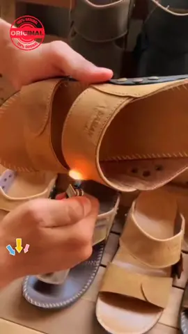 sandal kulit orginal jahitan rapi tahan air tahan api#sandalkulitasli #sandalkulitpria #sandalkulit #fypシ゚viral 