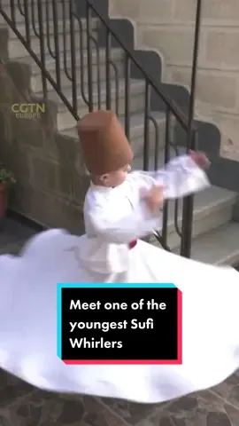 Meet Anas Al-Kharrat - a 4-year-old Sufi whirler from Syria! 🌟 Anas has become one of the youngest performers of this mesmerizing tradition in the Middle East, where performers twirl to the rhythm of prayer. During Ramadan, he joins his father and cousins in front of audiences, leaving them in awe with his talent and dedication.  👏🙌 #SufiWhirling #Ramadan