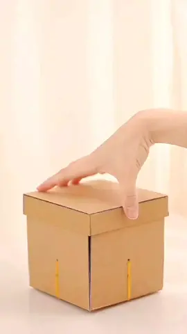 Amazing cake box#DIY#handmadegifts #toys #child #bestie #parents #decompress #joy#cakebox #cartoonify #elastic #bouncer 