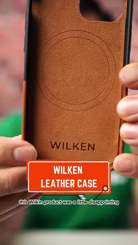 This wilkin case is made from Top Grain leather. But this product was little disappointing. #deinfluencing