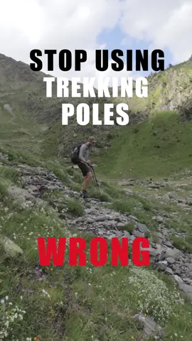 Most people don't know how to use trekking poles correctly. Don't be one of them! Learn how to use trekking poles the right way.  #Hiking #thruhiking #thruhike #backpacking #trekkingpoles #trekking #hikemore #hikelife #hikinglife #thruhiker #trekkinglovers #trekkinglife #hikingtipsforbeginners 