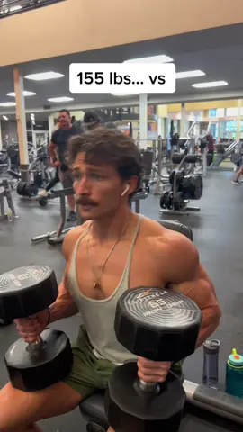 Comparisons are key for seeing the progress over time. 155 vs 170 . . #Lifestyle #GymTok #fit #gym #gymlifestyle #workoutplan #GymLife 