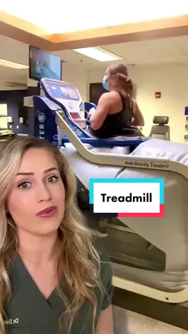 Hopping on an anti-gravity treadmill during the recovery period can help patients walk farther with less stress on the lower body joints and muscles. This, over time, helps improve their neuromuscular control as well as keep them away from a completely sedentary lifestyle. #physicaltherapy #injury #rehab #doctor #antigravitytreadmill 