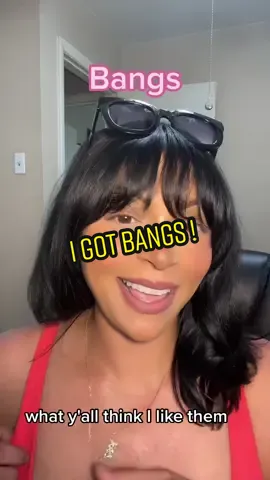 New hair ! What do yall think ? #newhaircut #newhair #bangs #cutainbangs #explorepage #fy #fyppppppppppppppppppppppp #foryoupage #newhairstyle 