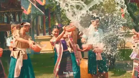 Lễ hội té nước Songkran Thái Lan chưa bao giờ hết hot! #thailand #songkran #dulich #tourthailand