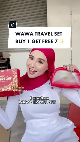 Korang! Jom kak wawa bantu rawat skin dgn wawa travel skincare. Tekan je bag kuning! 😍✨