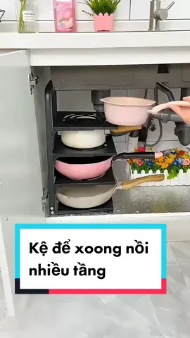 Kệ để xoong nồi nhiều tầng #kedexoongnoi #kedexoongnoinhieutang #dodungnhabep #giadungtienich 