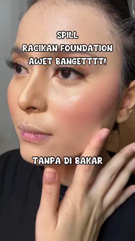 Racikan foundi ini udah teruji ya teman2, bisa kalian cobain test sekenceng apa foundi ini✨ @ULTIMA II Indonesia #racikanfoundation #mixingfoundation 