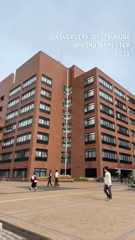 The spring semester has started lessgaur 1st week of the semester 🌸 気に入る #筑波大学 #universityoftsukuba #studyinjapan 