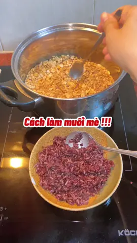 Cách làm muối mè !!! #bepcuagiao #anngoncungtiktok #monngonnhalam #muoime 