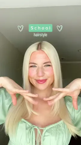 school hairstyle!✨🫶 i love this half up/half down hairstyle💕 #taylorxhairstyles #easyhairstyles #halfuphalfdown #hairtutorial #school #schoolhair #hair #hairtok #hairstyle #longhairstyles #shorthairstyles 