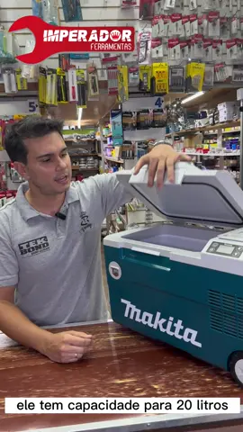 Refrigerador e Aquecedor a Bateria 18V - MAKITA-DCW180Z #ferramentas #makita #bateria #pesca #camping 
