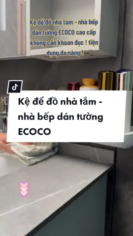 Kệ để đồ nhà tắm - nhà bếp dán tường ECOCO cao cấp không cần khoan đục ! tiện dụng đa năng ! #ReviewĐồGiaDụng #GiaDụngTiệnÍch #NộiThấtNhàĐẹp #Reviewnhaxinh #giadungtienich #dogiadung #tiktokshop #giadungnhatam #đồgiadụngnhàbếp #muataitiktokshop #cửahàngtiktok #tiktokshopviet #thiếtkếnhà 