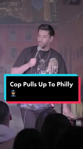 Cop Pulls Up to Philly 👮🏽 #standupcomedy #fyp #martinamini #cop #standup #crowdwork #funny #fypシ #jokes #latinostiktok #lol 