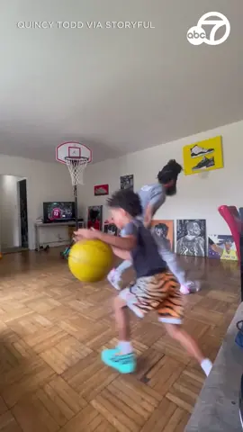 Son schools dad! 🤩🏀 A 6-year-old basketball prodigy has become an internet sensation, after his father started posting videos of his incredible skills.