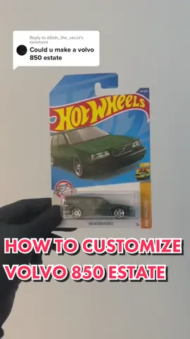 Replying to @d3ath_the_racist HOW TO CUSTOMIZE VOLVO 850 ESTATE / Click the link in bio for 20% off your first purchase😮‍💨#hotwheels #volvo850estate #fyp #DIY #164model #premium 