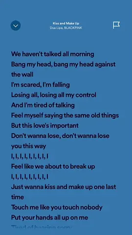 Kiss and make up - Dua Lipa, Blackpink #lyricsvideo #lyrics #liriklagu #fyp #spotify #kissandmakeup #dualipa #blackpink #kpop #90s #speed #jisoo #jennie #lisa #rosé #teamchaelof🥪 #embil🍓 #plakaismylife🎤 #lofipofi🐄 #blackpinkdebut #blackpinkkissandmakeup @blackpinkofficial @ROSÉ 