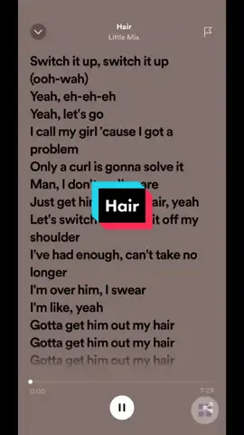 #LittleMix #hair #lyrics #lyricsvideo #lyrics_songs #song #music #karaoke #usukmusic #hit #viral #trending #BookTok #foryou #fyp #twenty1music #tiktok 