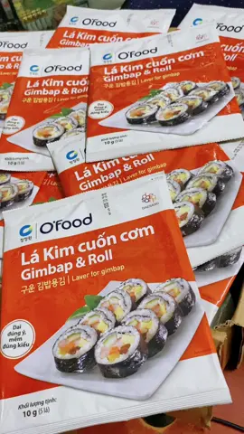 Mua Lá kim làm cơm cuộn Kimbap Hàn Quốc loại ngon nhất 10 lá/ tệp giá tốt.  Mua hàng qua tiktok shop uy tín, tiện lợi. #lakimofood dùng để cuộn các loại cơm cuộn Hàn Quốc, sushi, cơm nắm. Thuận tiện cho việc sử dụng và bảo quản. Sản phẩm bán tại #trungyenmart.