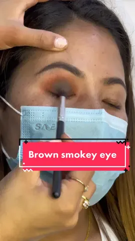 Brown smokey eye makeup tutorial❤️ #keeploving #glamourbyasmi #mua #makeupbyasmi #fyp #makeupclassbylacosmeticsnepal #goviralgo #makeupclass #professionalmakeupclass #basicmakeupclass #brownsmokeyeye #tutorial 