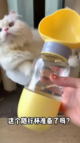 Outdoor water bottle for pets #pet #dog #cat#Outdoors #bottle #fyp #foryou #useful 