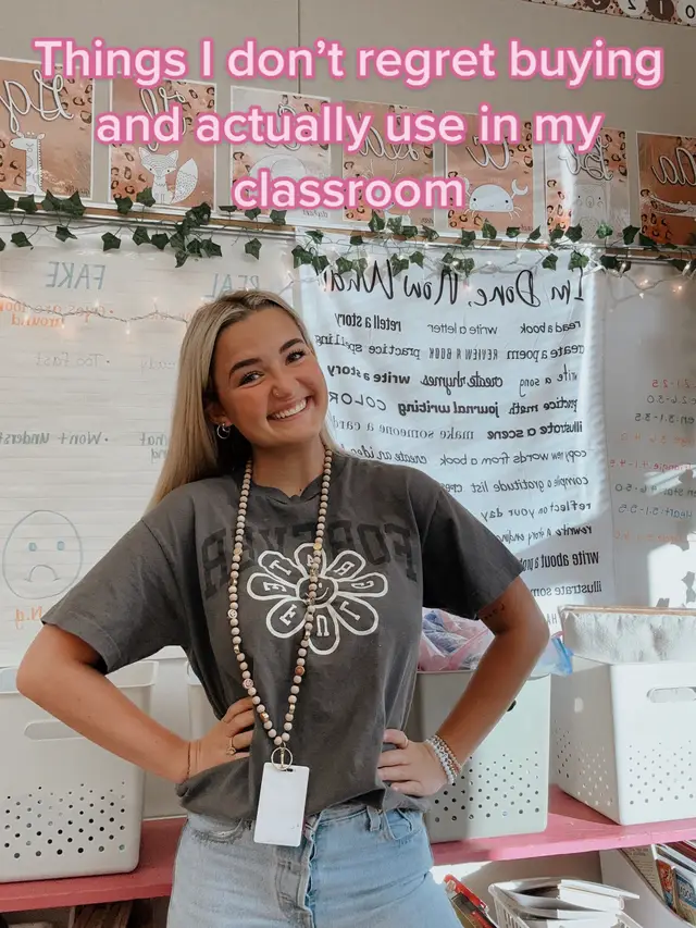 Everything is linked in my amazon storefront (link in bio) 🫶🏻 #firstyearteacher #teachersoftiktok #thattiktokteacher #teacherlife #classroomfinds 