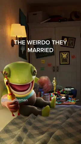 Bro is in good company! Engage if you’re one of us 🫠 #nightstand #partner #weirdo #frogpikeman #animation #3danimation #animationmeme #comedy #funnyvideos #fypシ 