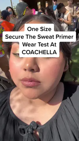THIS PRIMER KILLED IT AT COACHELLA! Weekend 2 people RUN!!!  @onesize @patrickstarrr #securethesweat #coachella #grwm 