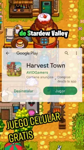 juego gratis para móvil #harvesttowngame #stardewvalleygame #juegoscelulargratis #videojuegoslinena_ 