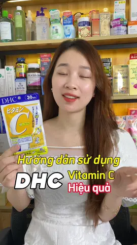 Cách sử dụng DHC Vitamin C hiệu quả nhất nha mọi người 🥰 #diemquynhstore #dhc #vitaminc 