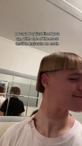 buddy got the emperor’s new groove cut (@indi_debono) #haircut #freshcut #haircutchallenge #funnyhaircut 