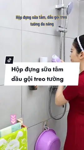 Hộp đựng sữa tắm, dầu gội treo tường đa năng #dogiadung #giadungtienich #tiktokshop #reviewđồgiadụng #giadụngtiệních #muataitiktokshop #giadungnhatam 