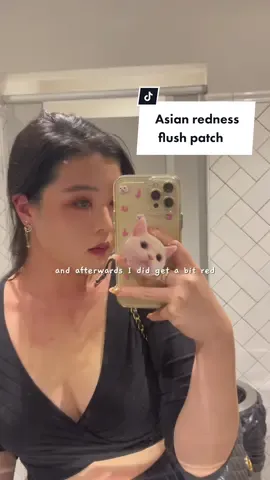 Does the iBlush patch really work for redness & hangovers? 👀 see ending for the results #iblush #antiredness #asianflush #asianflushpatch #hangoverpatch @iBlush Patch  ✨
