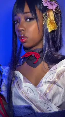 i reached ar 60 today🤯 #genshinimpactcosplay #GenshinImpact #raidenshogun #raidenshoguncosplay #squidkid1111  #ar60 #cosplayer #blackcosplayer 