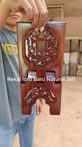 Rekal Mengaji Al Quran Motif Iqro Baru Finishing Natural Jati#Rekal#Rehal#Tatakan Alquran#alquran 
