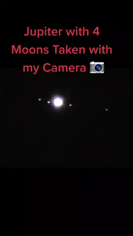 Took these Photo's of Jupiter You can see 4 of the Galilean satellites (moons) too This week sees Jupiter’s orbit bring it to pass within just 367 million miles of Earth for the first time in nearly 60 years. The proximity affords a superb view of it's bands, moons and Great Red Spot — a 9,900-mile-wide anticyclonic storm raging for at least 300 years. The reason Jupiter’s distance varies is that neither it nor the Earth orbit the Sun in a perfect circle, and as a result they pass each other with different separations throughout the year. At it's greatest distance, Jupiter ends up 600 million miles away from us. #fyp #fypシ #fyppp #fypシ゚viral#fypage  #fypdongggggggg #viral #videoviral #jupiter #planet #planets #solarsystem #outerspace #moon #moons #atmosphere #sky #omg #wow #photographer #camera #photo #amazing #wonder #wonderful #photography #glow #upclose #zoom #lens #point #steadyhand #awsome#unbelievable 
