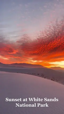 Which park have you seen the best sunset in? 🌅 📽 : @alisongoodhart #parksproject #sunset #whitesands #nationalparks #goldenhour #moments