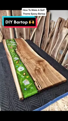 How To Make A Epoxy Bartop 🙌 #epoxy #golf #golftiktok #DIY #bartop #howto Link In Bio For A Quote 👆