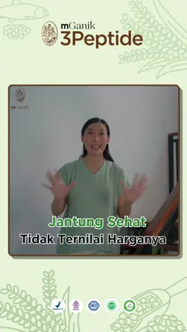Jaga kesehatan jantung dengan 100% Alami, apalagi kalau bukan mGanik 3Peptide 😉 Triple Efektif Jaga Jantung 💚 #mGanikNutrition #mGanik3Peptide #AlamiJagaJantung #mudik #serunyaliburan 
