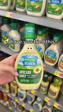 Have you guys tried this avocado ranch?   I just bought it and I’m so excited to try it!! #h#hiddenvalleyranchh#hiddenvalleyw#walmartfindsh#haveyoutriedthisn#newatwalmarth@hiddenvalleyranchw@walmart