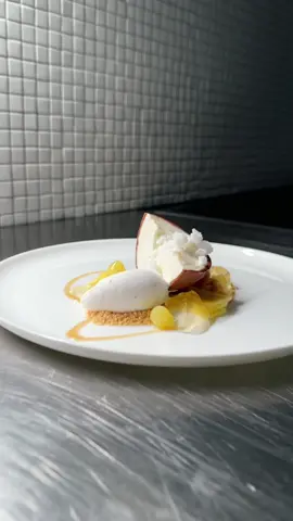 We’re not done if you’re still walking #desserttok #foryouandme #dessertfun #saucydog  Taste 8/10 Visuals 9/10 Description: Coconut mousse, coconut ice, coconut sorbet, pineapple gel, pineapple, lime, & coconut cake.