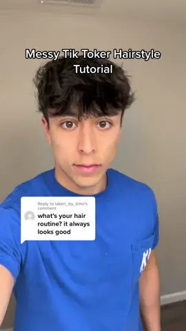 Replying to @taken_by_time messy tik toker hairstyle tutorial for men. Also could be called a messy fringe #messytiktokerhairstyle #tiktokerhairstyle #messyfringe #hairstyletutorialformen #messyhair #tiktokhair #hairstyletutorial #seasaltspray