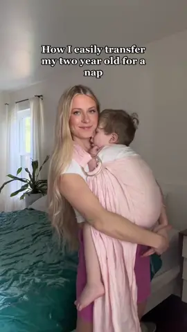 How I easily transfer my two year old out of the ring sling while sleeping 🌸🤍💕 #ringsling #naptime #babywearing #naptransfer #babywearingmama #ringslingtutorial #toddler #toddlermama #momof3 #toddlermom #MomsofTikTok #mama #momtok #momvibes #momlife #adayinmylife #naptimeroutine #fypシ #foryou 