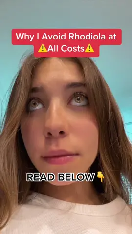 NEVER TAKE Rhodiola herb🚫 It will increase energy, stamina, strength, and mental capacity😔ugh… Besides, it will improve athletic performance, resist the effects of stress, and help manage depression, anxiety🙄 Soooo bad… Right??? #rhodiola #rhodiolaforendurance #herbsforanxiety 